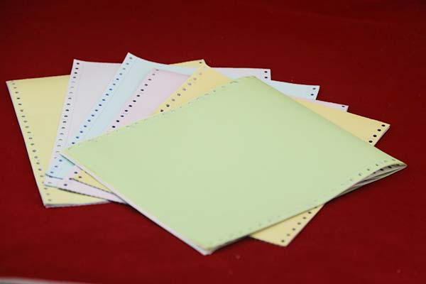 无碳复写纸用于单据、不同颜色款